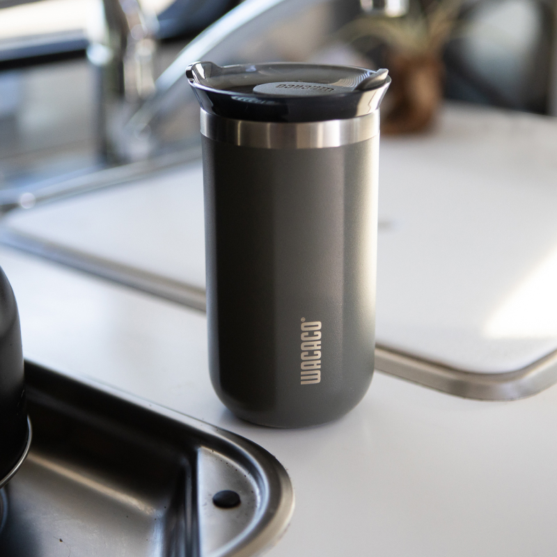 Vacuum Insulated Travel Mug GREY