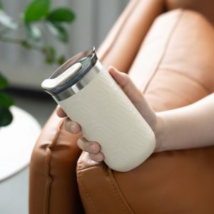 Vacuum Insulated Travel Mug Taupe